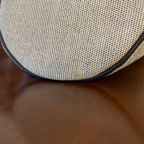 Hermès Canvas Toile Saxo Carry Sack Bag Grey Black Tote - Picture 14 of 14